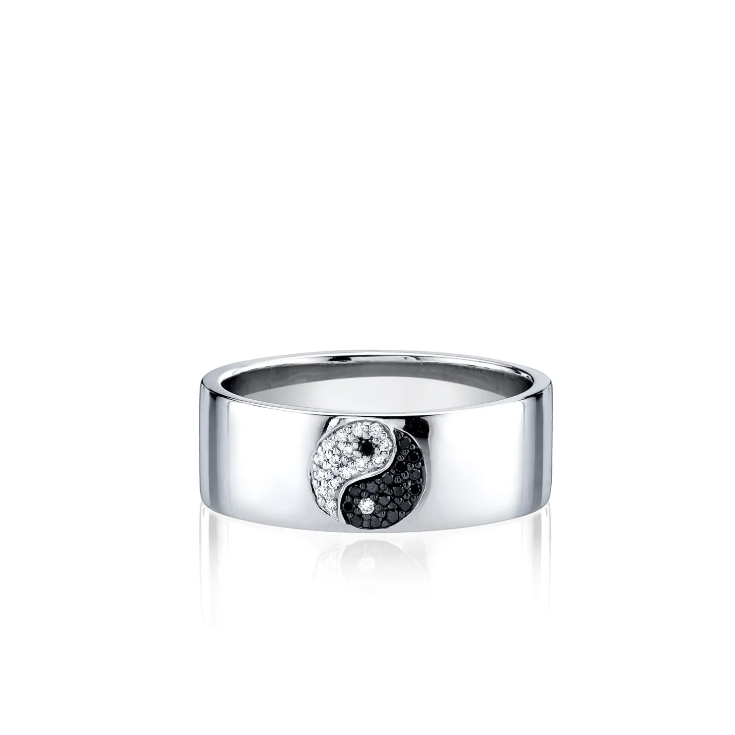 Men's Collection Gold & Diamond Yin Yang Ring
