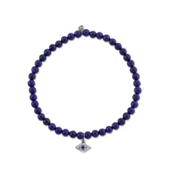 Men's Collection Gold & Diamond Eye on Lapis