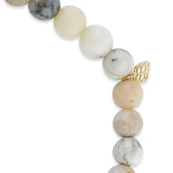 Men's Collection Gold & Diamond Eye Medallion on African Opal