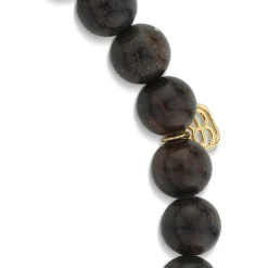 Men's Collection Gold & Diamond Cross Medallion on Dark Wood