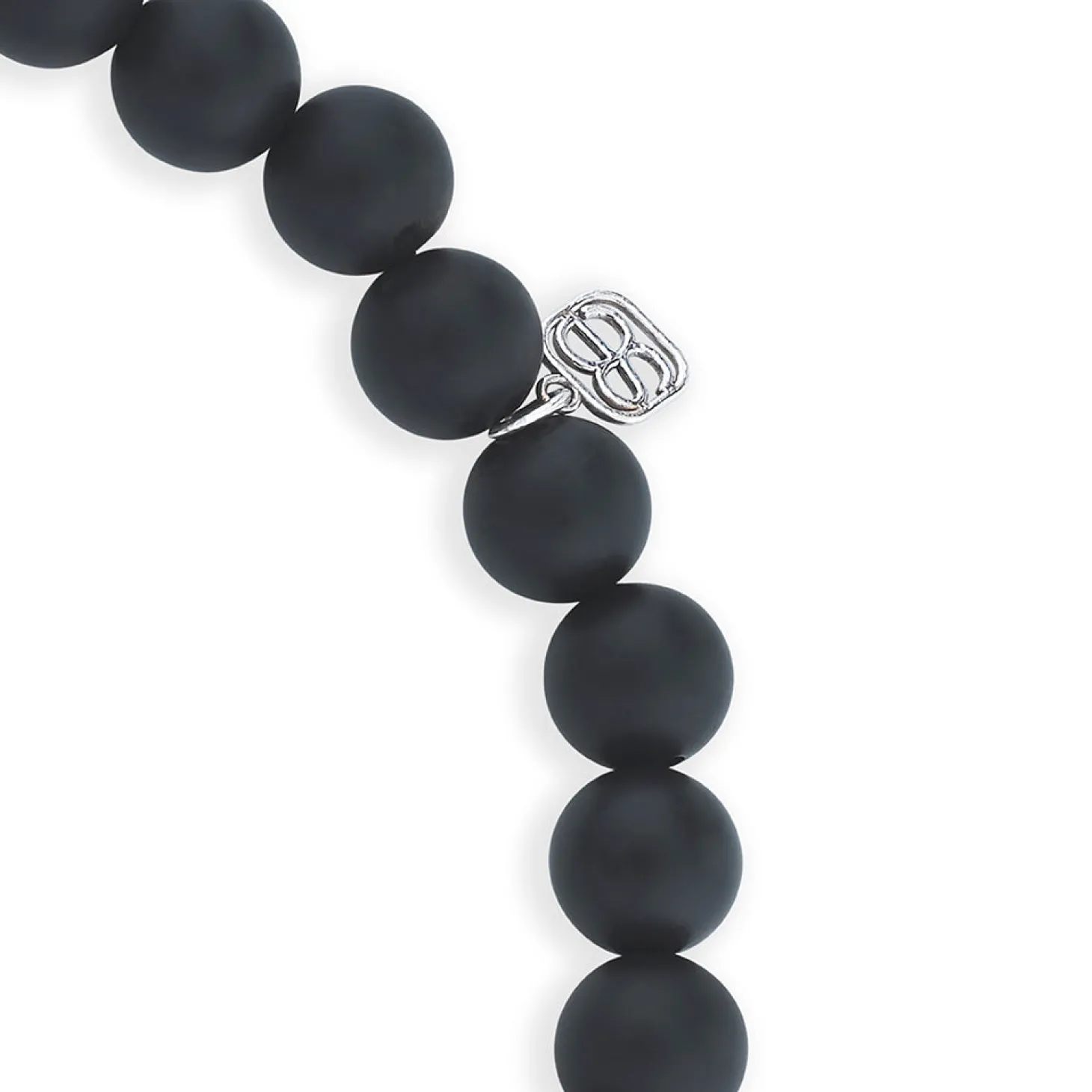 Men's Collection Gold & Diamond Small Yin Yang on Black Matte Onyx