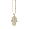 Men's Collection Gold & Pavé Diamond Extra Large Hamsa Charm