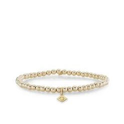 Men's Collection Pure Gold Eye on Gold Beads
