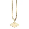 Men's Collection Pure Gold Extra Large Eye Link Charm