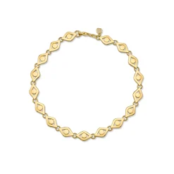 Men's Collection Pure Gold Eye Link Bracelet