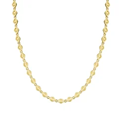 Men's Collection Pure Gold Eye Link Necklace