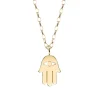 Men's Collection Pure Yellow Gold Hamsa Charm