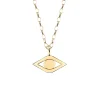 Men's Collection Pure Yellow Gold Eye Charm