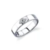 Men's Collection White Gold & Diamond Eye Ring