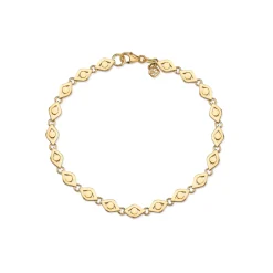 Pure Gold Eye Link Bracelet