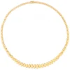 Pure Gold Graduated Marquise Eye Eternity Necklace