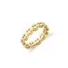 Pure Gold Happy Face Eternity Ring