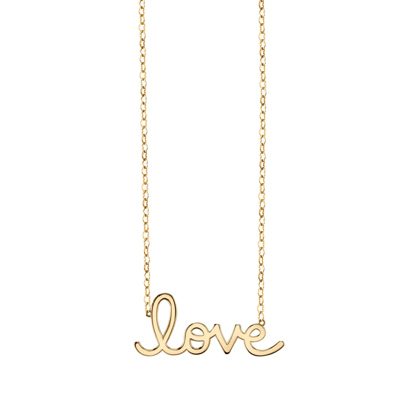 Pure Gold Large Love Necklace