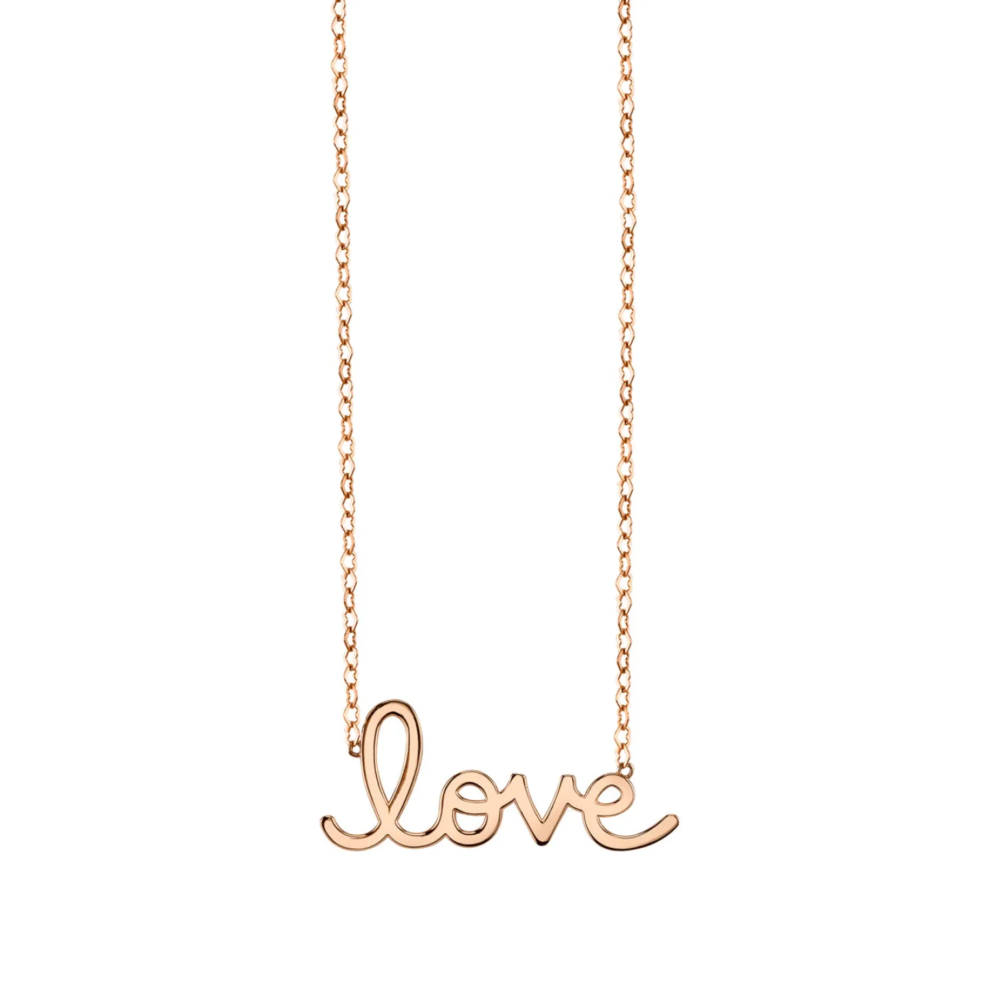 Pure Gold Large Love Necklace