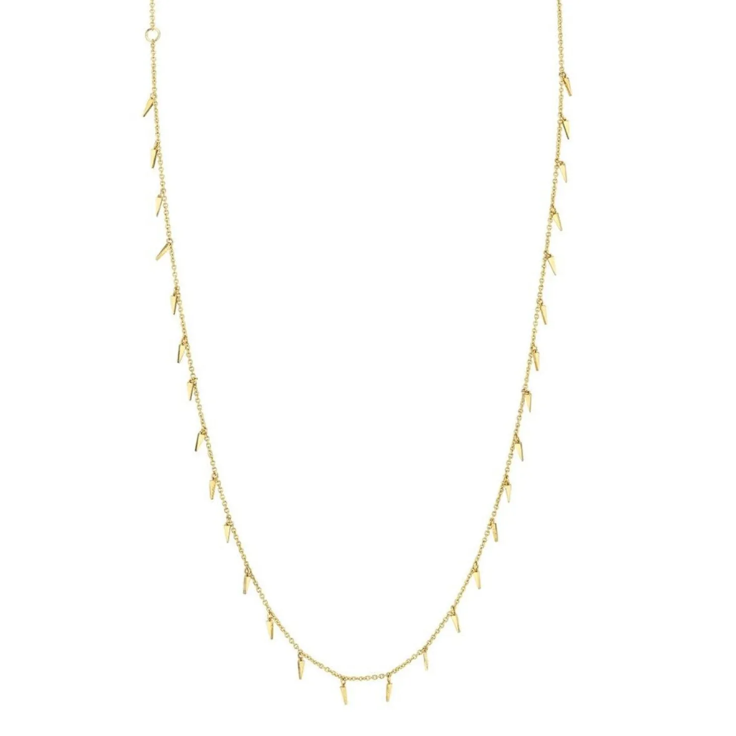 Pure Gold Large Multi Fringe Necklace