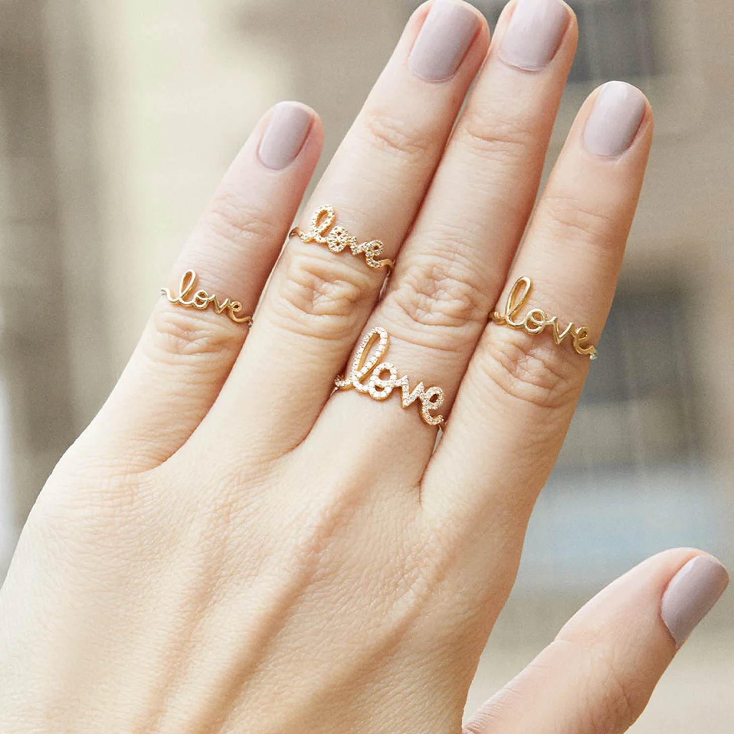 Pure Gold Love Ring