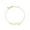 Pure Gold Mama Script Bracelet