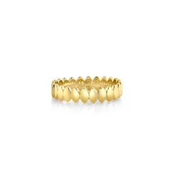 Pure Gold Marquise Eye Eternity Ring