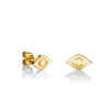 Pure Gold Medium Eye Stud