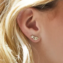 Pure Gold Medium Eye Stud