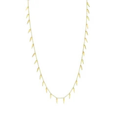 Pure Gold Multi Fringe Necklace