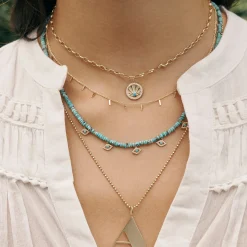 Pure Gold Multi Fringe Necklace