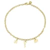 Pure Gold Multi-Charm Anklet