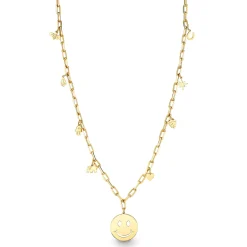Pure Gold Multi-Charm Necklace