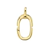 Pure Gold Oval Link Clip