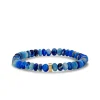 Pure Gold Scallop Rondelle on Afghanite