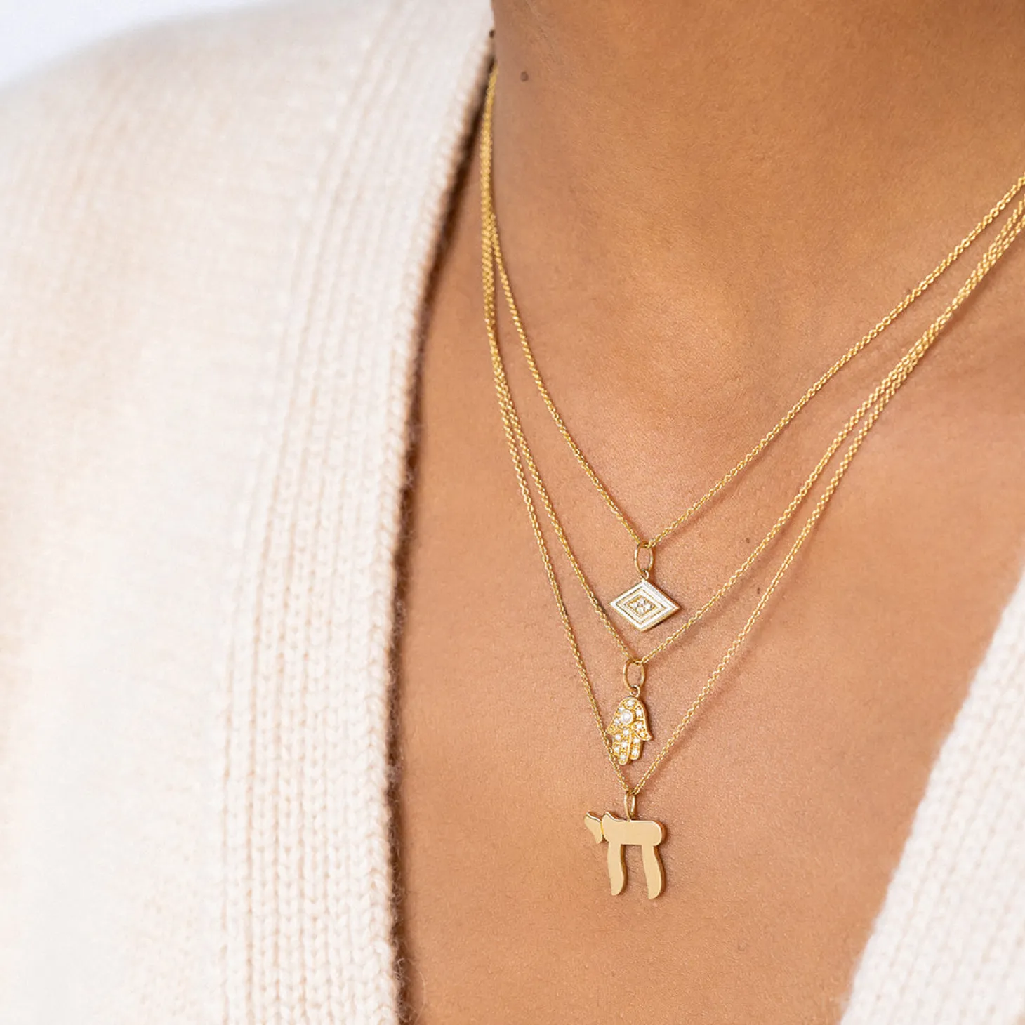 Pure Gold Small Chai Charm