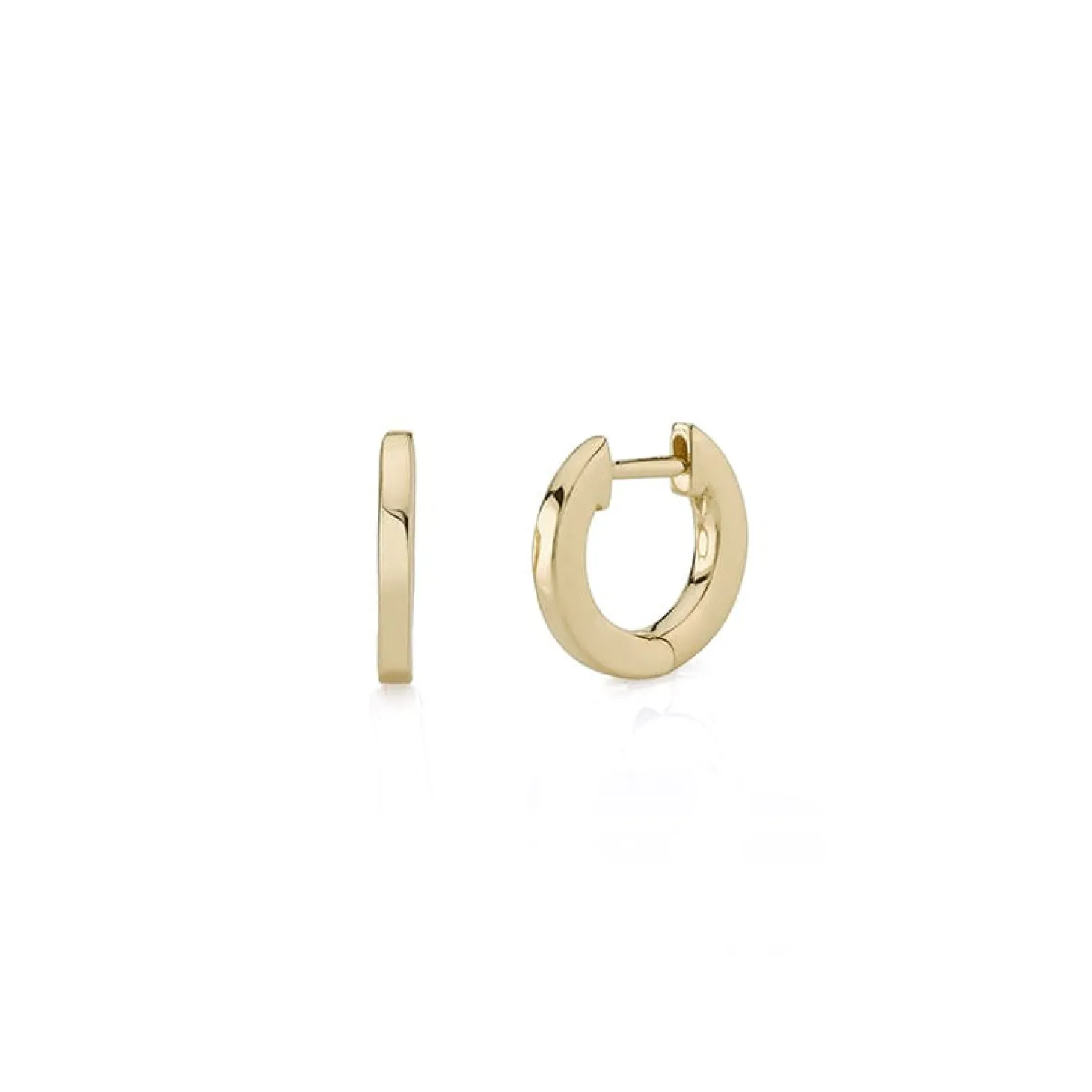 Pure Gold Small Huggie Hoops