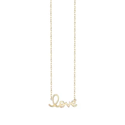 Pure Gold Small Love Necklace