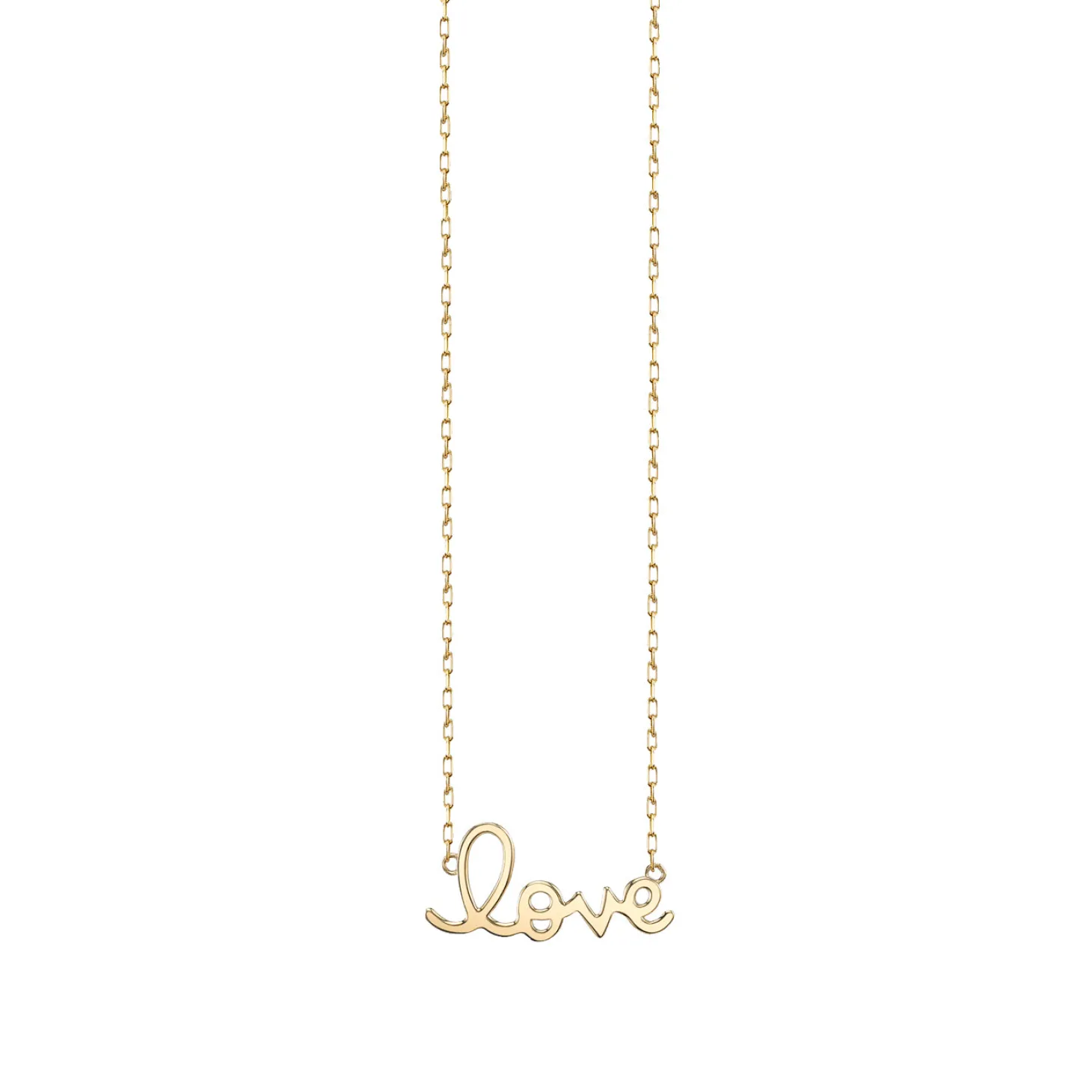 Pure Gold Small Love Necklace