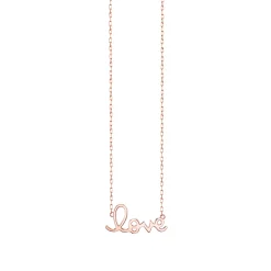 Pure Gold Small Love Necklace
