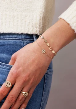 Pure Gold Small Multi-Icon Bracelet