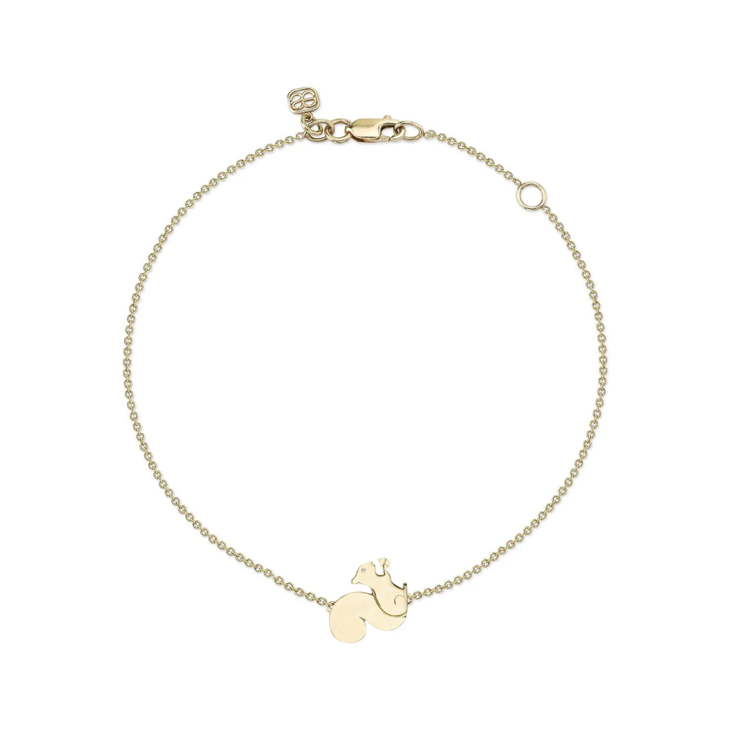 Pure Gold Squirrel Bracelet