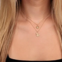 Pure Gold Squirrel Charm