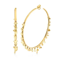 Pure Gold 20th Anniversary Icon Supersize Hoops