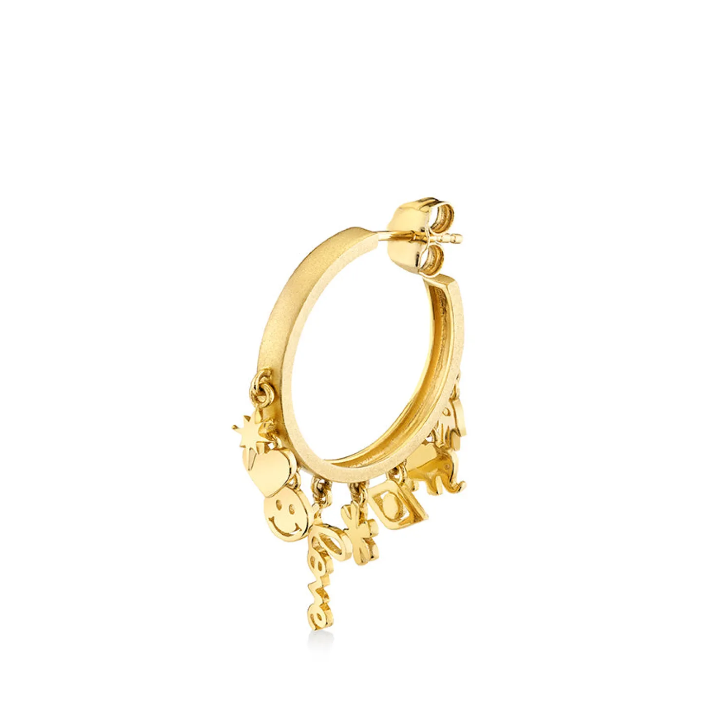 Pure Gold 20th Anniversary Icon Medium Hoops