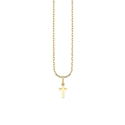 Pure Gold Tiny Cross Charm