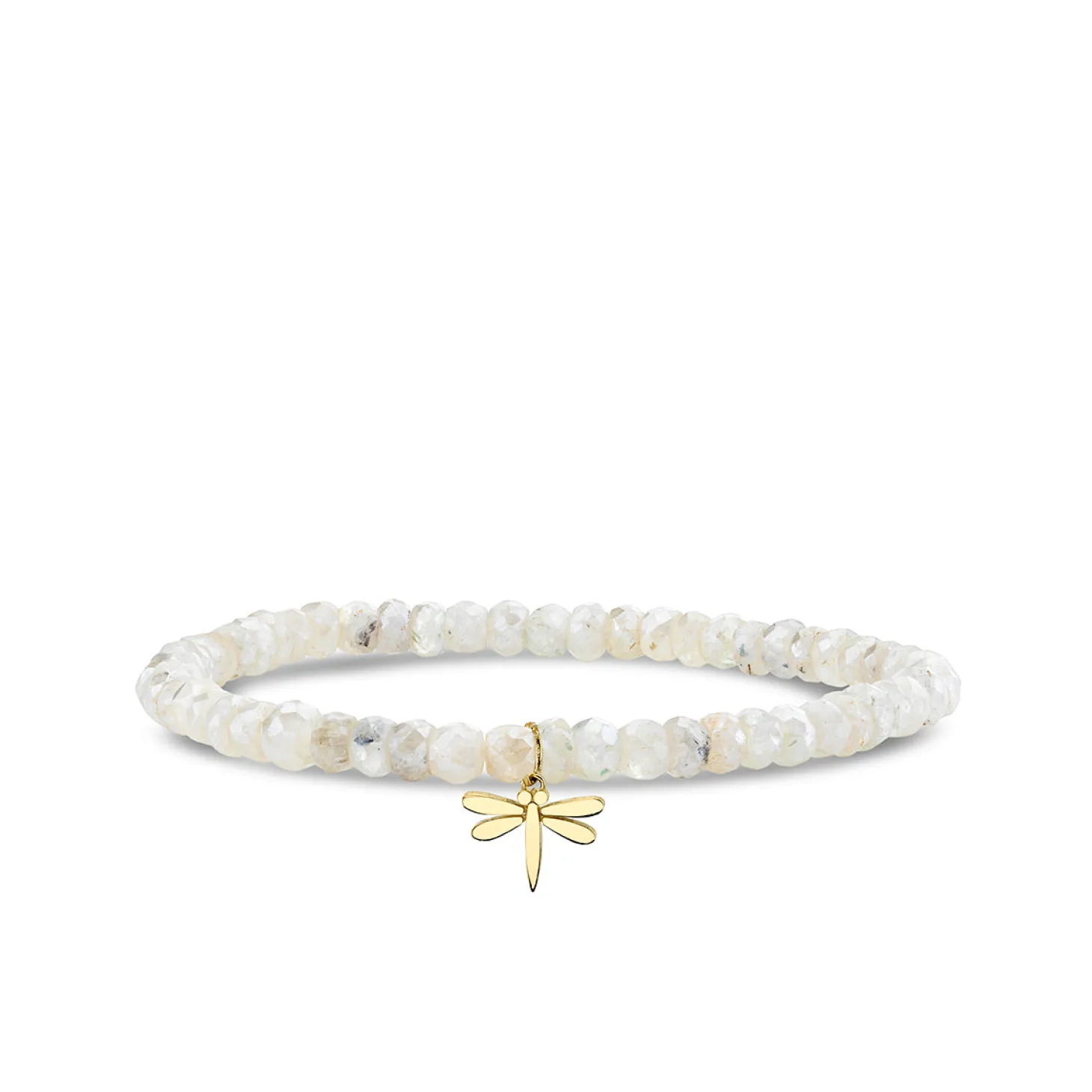 Pure Gold Tiny Dragonfly on Grapolite