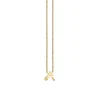 Pure Gold Tiny Initial Necklace