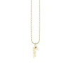 Pure Gold Tiny Love Script Charm