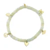 Pure Gold Tiny Multi-Charm on Ethiopian Welo Opal