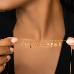 Pure Gold Tiny Om Charm