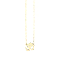 Pure Gold Tiny Om Necklace