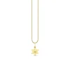 Pure Gold Tiny Star Of David Marquise Eye Charm