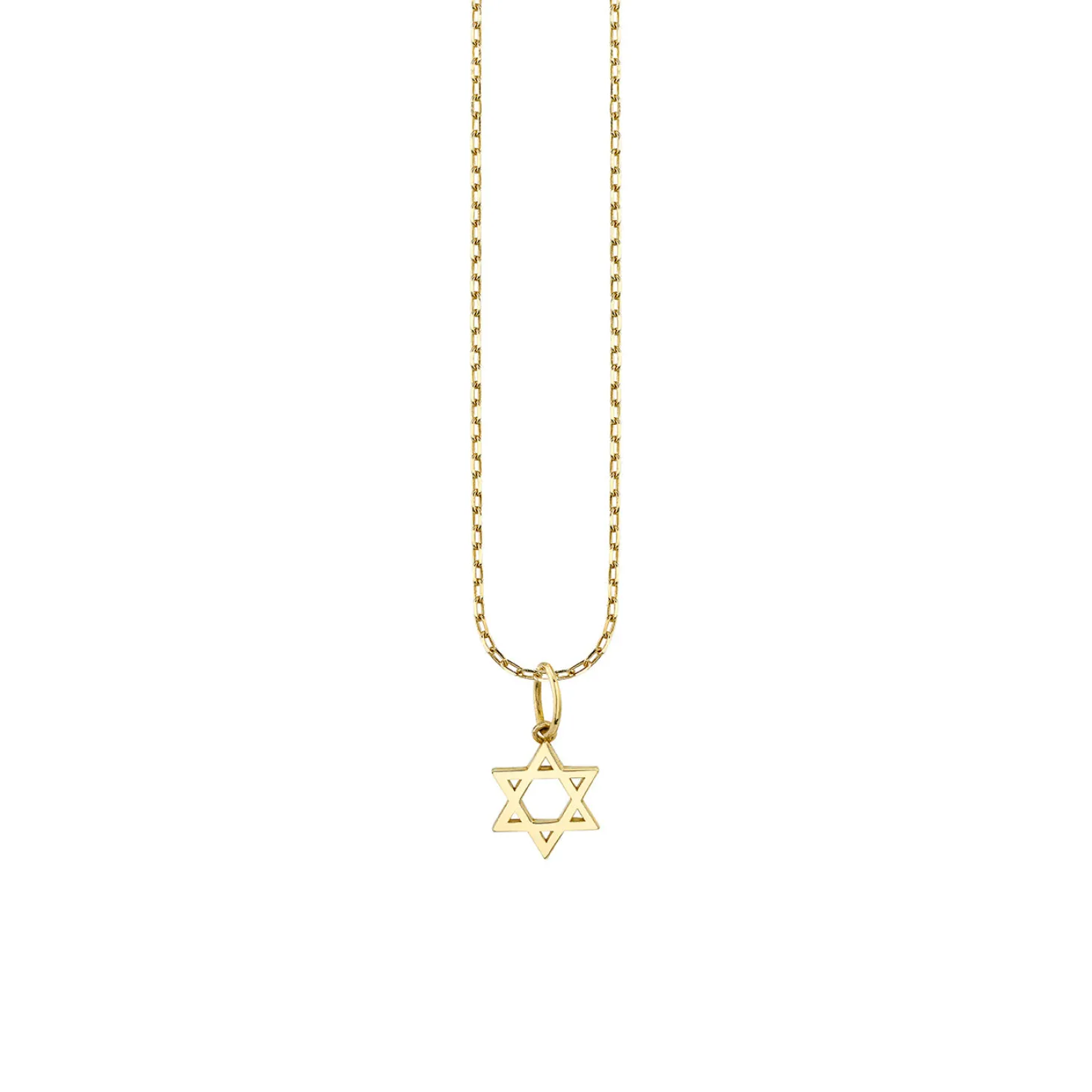 Pure Gold Tiny Star Of David Charm