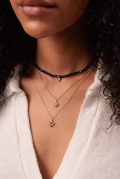 Pure Gold Tiny Star Of David Marquise Eye Charm